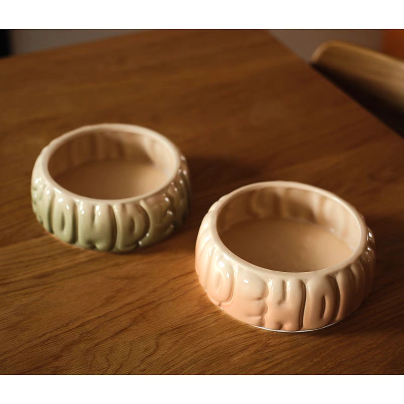 PEHOM Puff Alphabet Bowl