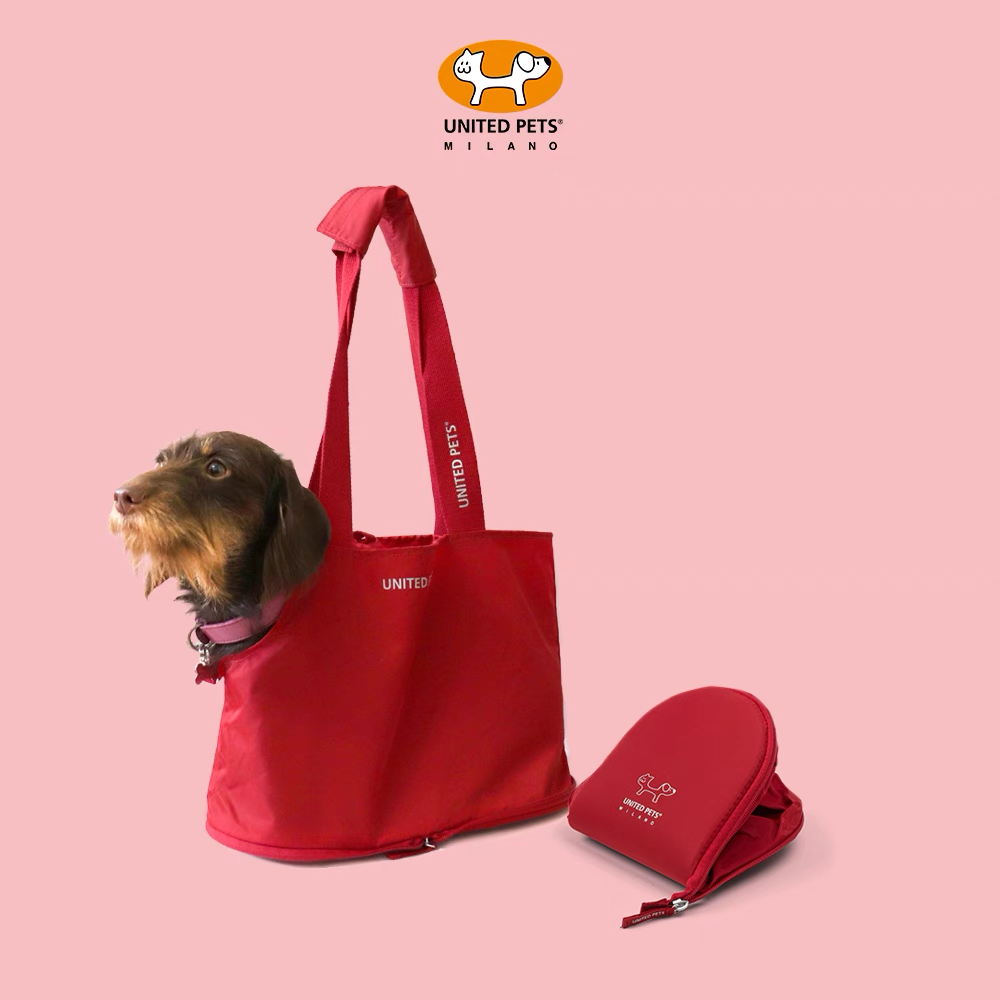 United Pets Milano Foldable Pet Carrier Bag – Lightweight Travel Tote for Cats & Small Dogs