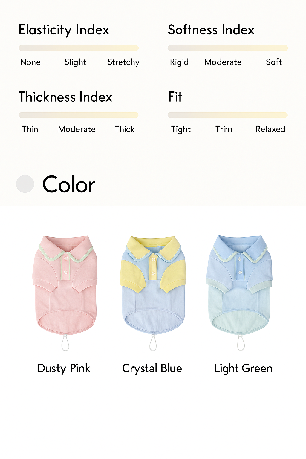 Lazyeazy Colorblock Pet Polo | Summer Lightweight Vest