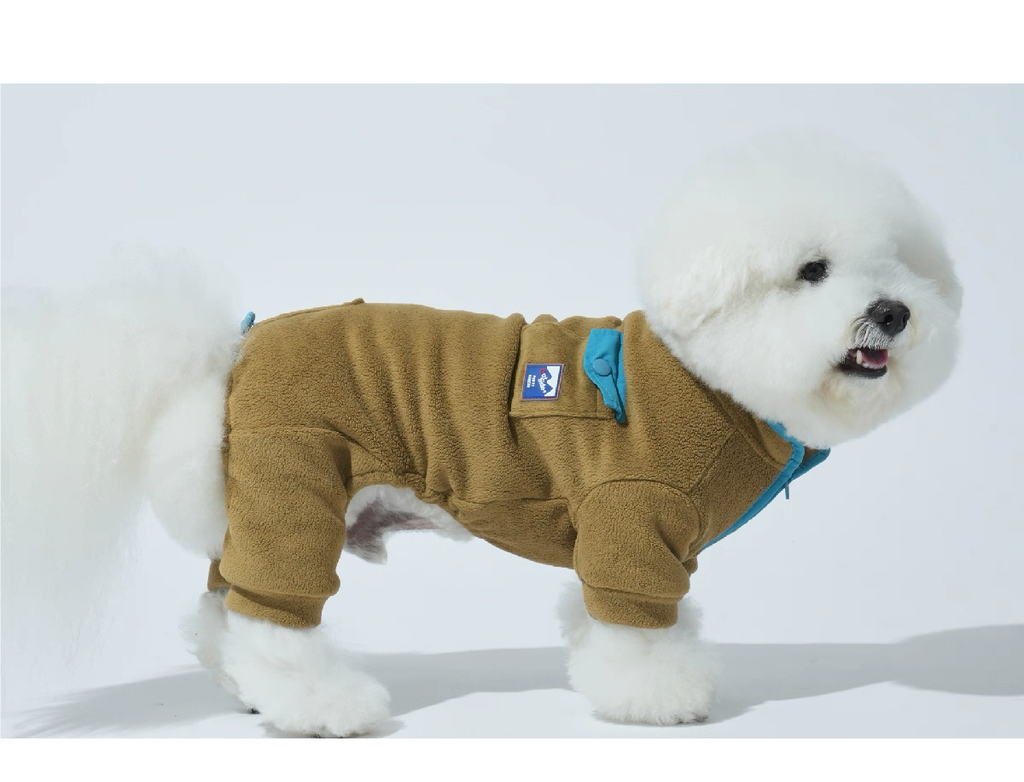 Featherlight Hiking Jumpsuit — Puppy Gallery Korean Pet Apparel for Small, Medium, and Large Dogs & Cats, Warm Outdoor Coat